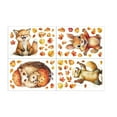 thumbnail image 1 of TIELUTT Fall Animals Window Clings Autumn Pumpkin Squirrel Owl Glass Sticker Decal Sticker Wall Tiles Wall Stickers for Hallway Decorative Butterflies Wall Lettering Decals Wall Decals for Laundry Roo, 1 of 7
