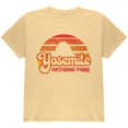 thumbnail image 1 of Parc National Rétro T-Shirt Jeunesse Coucher de Soleil Années 70 Yosemite, 1 of 1