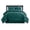 Teal, variant on -Decorative Pinch Pleat King 4PC Comforter Set, Teal