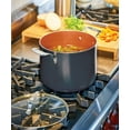 thumbnail image 5 of Gotham Steel 7-Quart Stock Pot with Ultra Nonstick Ceramic and Titanium Coating includes Tempered Glass Lid – Dishwasher Safe, 5 of 5