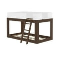 thumbnail image 3 of Max & Lily Solid Wood Bunk Bed, Mid-Century Modern Twin over Twin Bunk Beds for Kids, 3 of 9