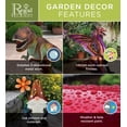 thumbnail image 4 of Regal Art & Gift Rain Gauge Stake - Heron Metal 40" Garden Accessory, 4 of 4