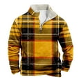 thumbnail image 1 of Playeras Lisas Para Hombre Sudadera Holgada Con Cremallera Y Cuello Alto Para Hombre Sudadera Con Capucha De Manga Larga, 1 of 3