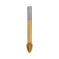 thumbnail image 3 of Herramienta De Mano De Taladro Triangular, Juego De Brocas De Vidrio De Carburo De 10mm Con Revestimiento De Titanio Con 4 Bordes De Corte, Herramientas De Cabeza De Lanza Cruzada ANGGREK Industrial Supplies, 3 of 5