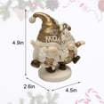 thumbnail image 2 of Mothers Day Gnome Figurines, Gold Resin Best Mom Daughter Gnome Decor, Cute Small Statue Birthday Gifts for Mom, Indoor Table Top Centerpieces Shelf Desk Tiered Tray Mantel Home Decorations, 2 of 7