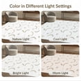 thumbnail image 7 of ODIKA 4'x6' Beige Pearl Modern Geometric Design Washable Area Rug Contemporary Arcs and Lines Pattern for Bedroom, Reading Nook, Pet Friendly & Non-Shedding, 7 of 7
