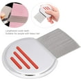 thumbnail image 4 of Shiyou - Peigne de Traitement des Poux en Acier Inoxydable - Brosse à Cheveux Portable pour Enlever les Poils et Débris (Rouge), 4 of 4