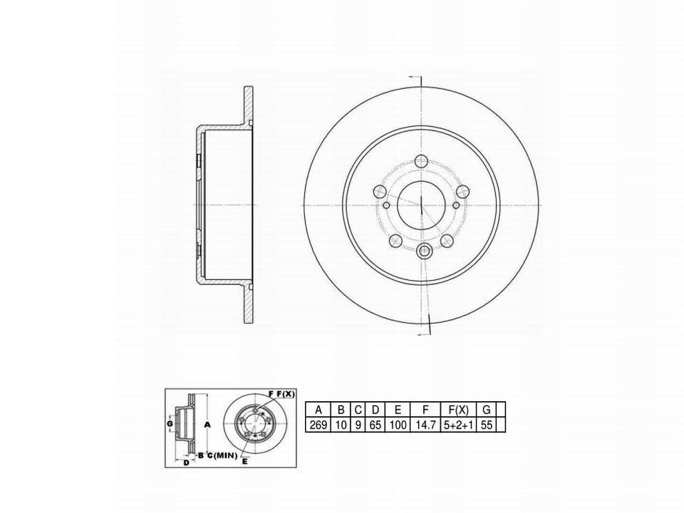 Winstop Brake Rotor, Rear WS228509, Toyota Celica 1996-1994