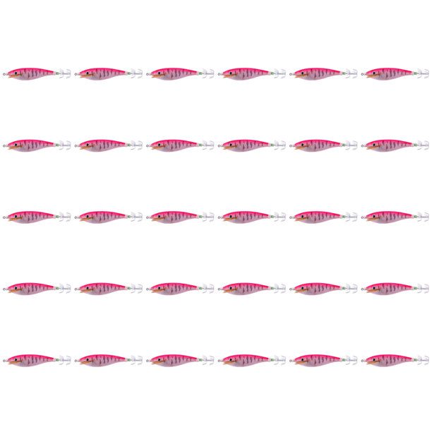 Anzuelos Calamar GlGlowing 11CM/13 4G Señuelo Pesca Horizontal Artificial () Rosa