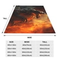 thumbnail image 3 of Susaid Fiery Dragon Of Chaos Print Microfiber Cleaning Cloth, Multi-Functional Cleaning Towels, Highly Absorbent Cleaning Rags,Cleaning Cloths for Car Kitchen Home-40"x30", 3 of 7
