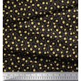 thumbnail image 3 of Soimoi Cotton Poplin Fabric Artistic Leaves Decor Fabric Printed Yard 42 Inch Wide, 3 of 5