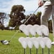 thumbnail image 1 of Cubiertas para la cabeza de palos de golf Accesorios de rescate híbridos Cinta mágica Etiqueta de números intercambiables para palos de protección de blanco Macarena Conductor de cubiertas de cabeza de golf, 1 of 8