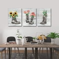 thumbnail image 6 of Canvas Wall Art for Living Room Bedroom Kitchen Artwork Sunflower Red Flowers Cactus Creative shoes Painting Prints Watercolor Home Office Wall Decor, 6 of 6