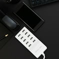 thumbnail image 1 of USB Charger, Intelligent USB Adapter, Multiple Devices For Mobile Phone PC Digital Camera Office EU Plug, 1 of 8