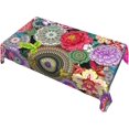 thumbnail image 5 of Mandala Flower Tablecloth Table Cover Washable Tabletop for Kitchen Dinning Decoration Rectangle 60x84inch, 5 of 5