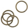 Antiqued Brass Open Jump Rings 10mm 18 Gauge (x50)