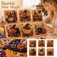 thumbnail image 3 of Fall Diamond Art, Halloween Witch Crucible Pearl Art DIY Kit, Spooky Cute 3D Diamond Painting Crafts for Adults, DIY Fall Home Decor Wall Art, Beginner DIY Seasonal Party Gift, 7.87in, 3 of 5