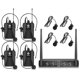 thumbnail image 1 of Sistema de micrófono inalámbrico Debra Audio Pro UHF de 4 canales, 1 of 6