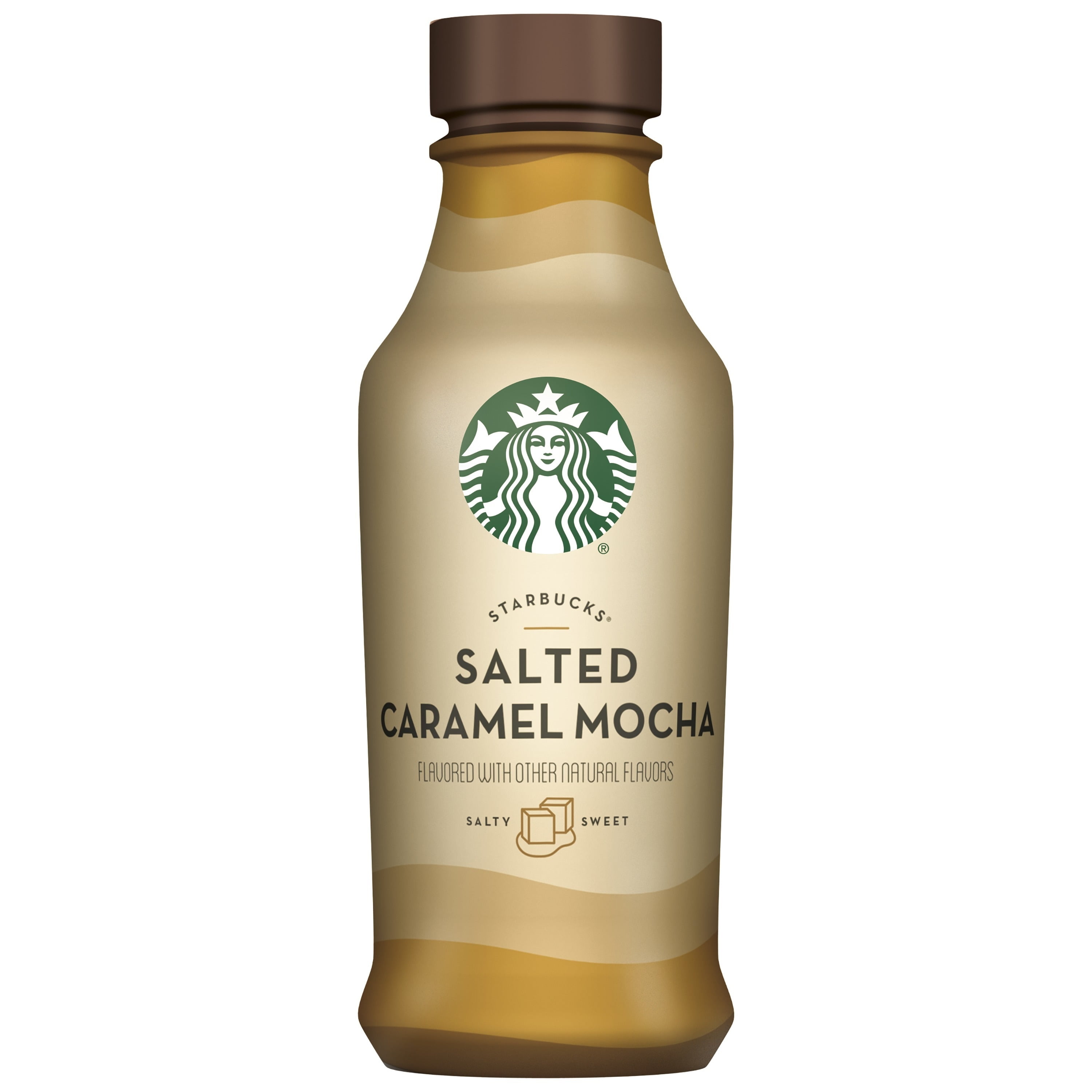 Starbucks Iced Espresso, Salted Caramel Mocha, 14 oz Bottles, 8 Count