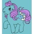 thumbnail image 2 of Girl's My Little Pony Blue Belle Cutie Mark Graphic Tee Tahiti Blue X Large, 2 of 4