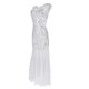 thumbnail image 1 of Vestido de Noche Elegante para Mujer Vestido de Novia de Lentejuelas de Malla de Encaje Sin Espalda Vestido de Fiesta de Sirena Largo METRO Baoblaze Vestido de noche de las mujeres, 1 of 8