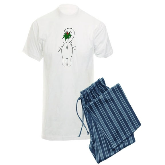 CafePress - Season's Greetings From Our Cat Pajamas - Men's Light Pajamas