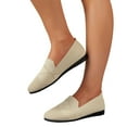 thumbnail image 3 of Sngxgn Women's Ballet Flats for Shoes Slip on Casual Flats Shoes(Beige,38), 3 of 7
