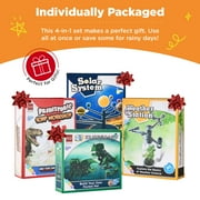 Best Choice Products Kids 4-in-1 Science Project Kit, STEM & STEAM Robot, Solar System, Soap, Weather Lab Experiments