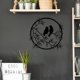 thumbnail image 4 of Pájaros En Ramas Metálicas Decorativas Decoración Metálica Para Pared Letreros Decorativos Para Jardín Letrero De Bienvenida Para Colgar Decoración Metálica Para Exteriores Decoración Para Jardí, 4 of 5