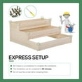 thumbnail image 6 of FDW 3-Tier Garden Raise Bed Elevated Garden Bed,Greenhouse Patio Yard Gardening Bed, 6 of 7
