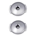 thumbnail image 3 of 1 Pair Locking Earring Backs Jewelry Findings Replacements Backs earring back locking stoppers Stoppers 6mm White Gold Color, 3 of 9