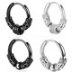 thumbnail image 1 of Pendientes de estilo retro circular Pendientes de moda a juego Pendientes con diseño de dragón distintivo Pendientes de moda para hombres y mujeres Pendientes agresivos, 1 of 2