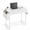 White, variant on edx Small Desk with Drawers & Storage Shelves, 48 Inch Computer Desk Modern White Desk Gaming Writing Desk Study Table for Home Office, White