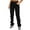 Black, variant on Ketyyh-chn99 Stretch Jeans for Women Wide Leg Pants Women Mid Rise Straight Jeans Lounge Trousers Black,S