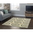 thumbnail image 4 of Linon Home Décor Le Soleil Area Rug Collection, Black and Ivory, 1.83' x 2.83', 4 of 8