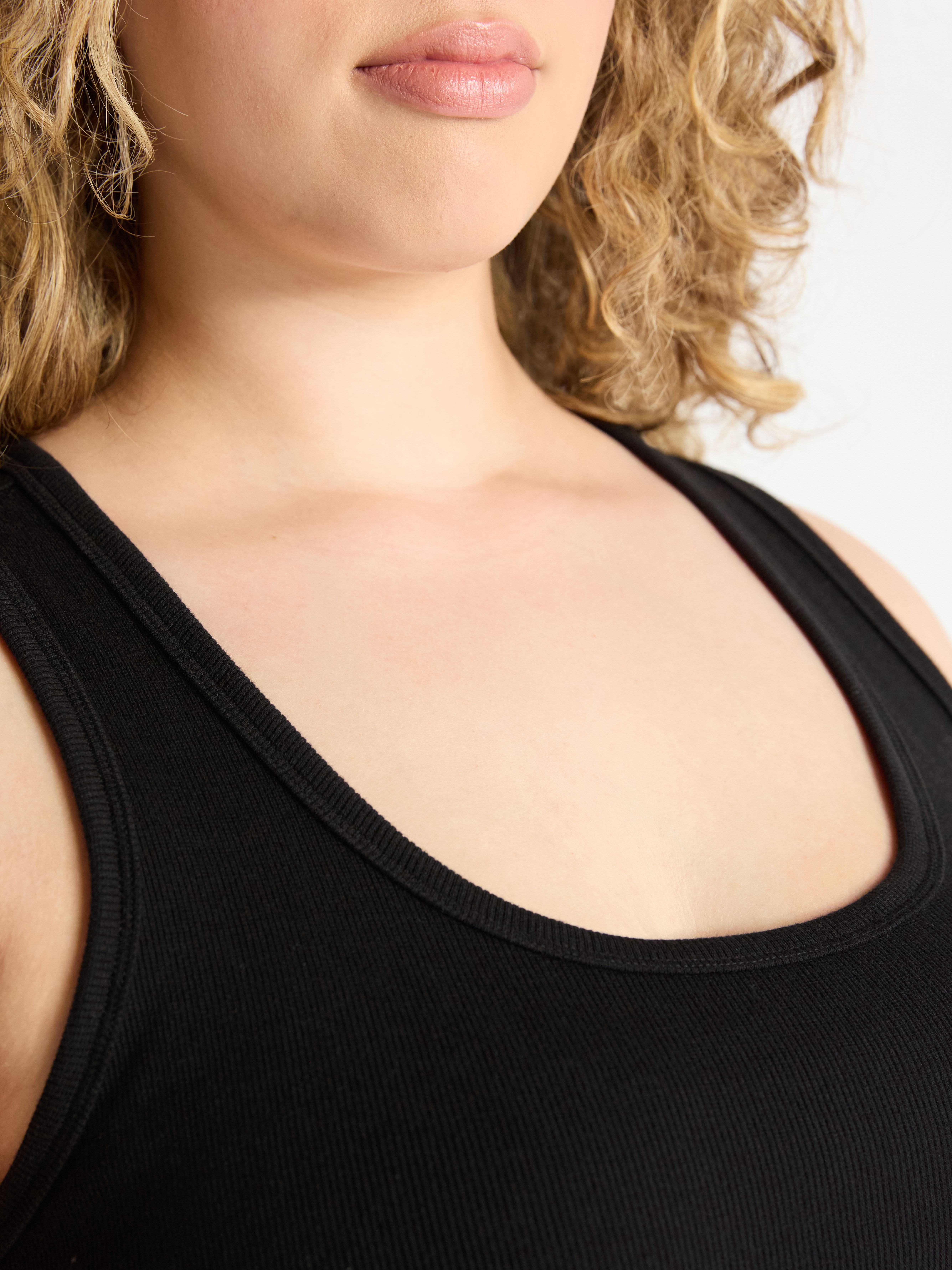 Terra & Sky Women’s Plus Ribbed Tank Top, Sizes 0X-5X