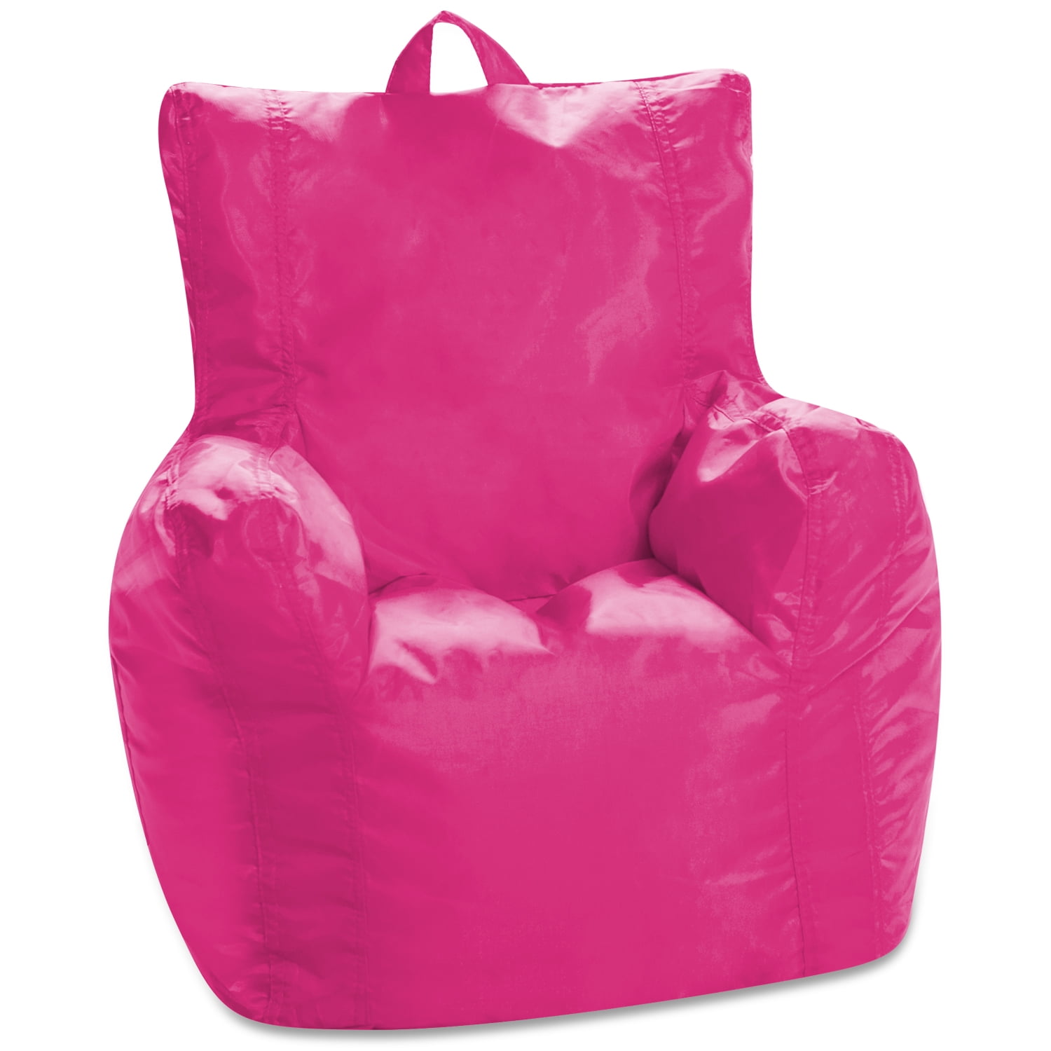Posh Creations Pasadena Bean Bag Chair, Kids, 1.8 ft, Pink