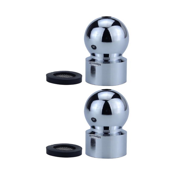 2Pcs Shower Head Top Sprays Connecting Joint Universals Rotation Ball Joint with Washer Bathroom Sprinkler Accessories