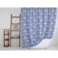thumbnail image 2 of S4Sassy Blue Penguin Bear Floral Printed Bathroom Curtain Waterproof Shower Drapes-60 x 75 Inch, 2 of 6