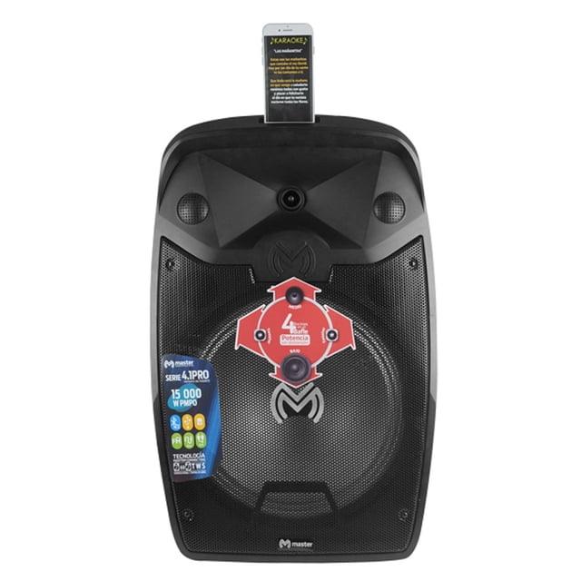 Bafle Amplificado Master MA-15.1KB 15 Pulg 350W audio TWS