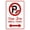 Color 3062, variant on Visitor Parking No Overnight Parking Metal Warning Signs, Cautions Security Tin Sign, Safety Posted Signs for Street Business Wall Decor 8 x 12 Inch