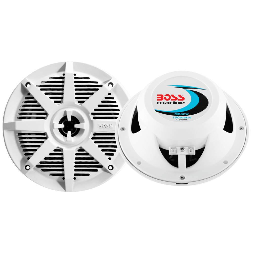 BOSS Audio Systems MR52W Marine 5.25” Speakers, 150 Watts, Full Range