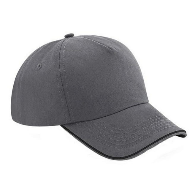 Beechfield Adults Authentic 5 Panel Piped Peak Cap