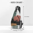 thumbnail image 3 of ZICANCN Crossbody Sling Bags for Women Men,Boho Square Line Design Casual Shoulder Backpacks for Hiking Daypacks, 3 of 9
