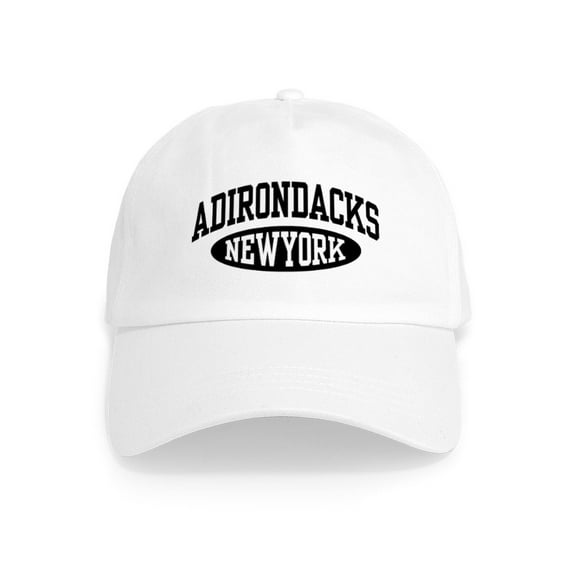 CafePress - Adirondacks NY Cap - Adjustable 100% Brushed Unisex Casual Cotton Baseball Cap, Beige, 1