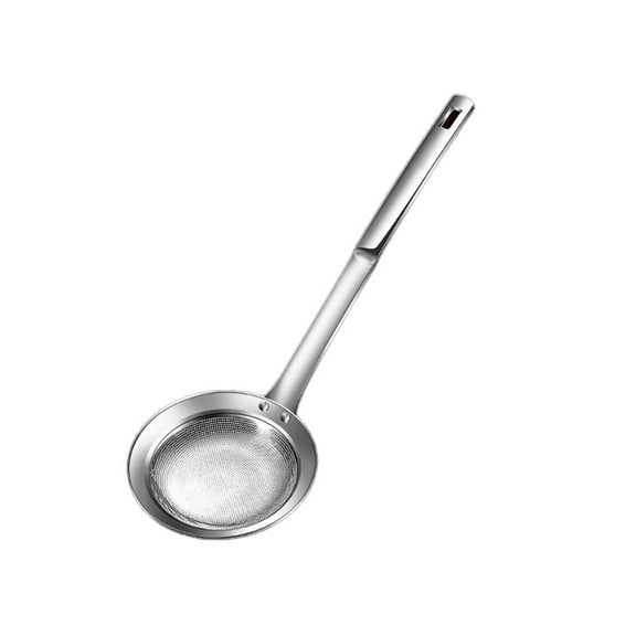 Premium Stainless Steel Kitchen Skimmer Strainers Professional Cooking Utensil for Skimming Filtering and Fat Removal