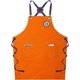 thumbnail image 1 of Delantal de trabajo para hombres y mujeres, delantal de lona de algodón con espalda cruzada, delantal de chef ajustable duradero con múltiples bolsillos, 1 of 4