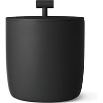 Vacuum Insulated Ice Bucket with Lid and Scoop | for Cocktail, Champagne, Wine, Beer, & Hosting | Stainless Steel 100oz Capacity for Large Parties | Rocks Collection | Midnight Black