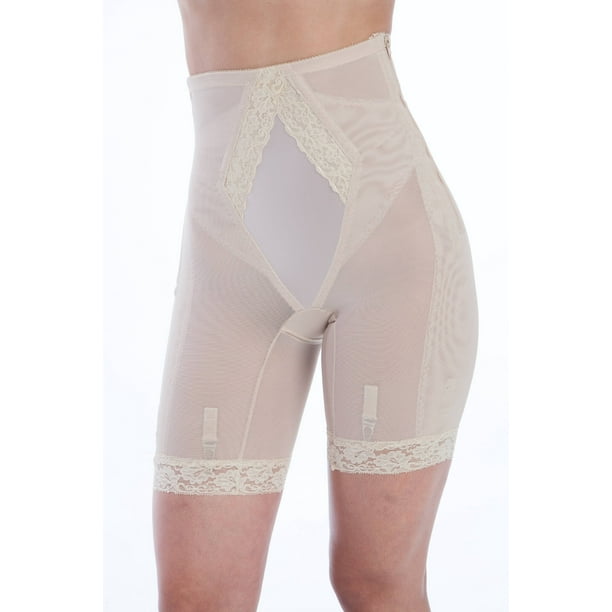 Custom Maid Women`s Extra Support Long Leg Girdle With Side Zipper