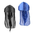 thumbnail image 3 of 2 Piezas Headwear Scarf Bandana Turban + Azul Real Sunnimix Sombreros de moda para hombres y mujeres, 3 of 7
